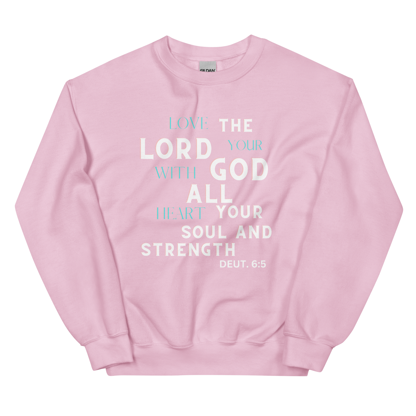 Deut 6:5 Crew Sweatshirt