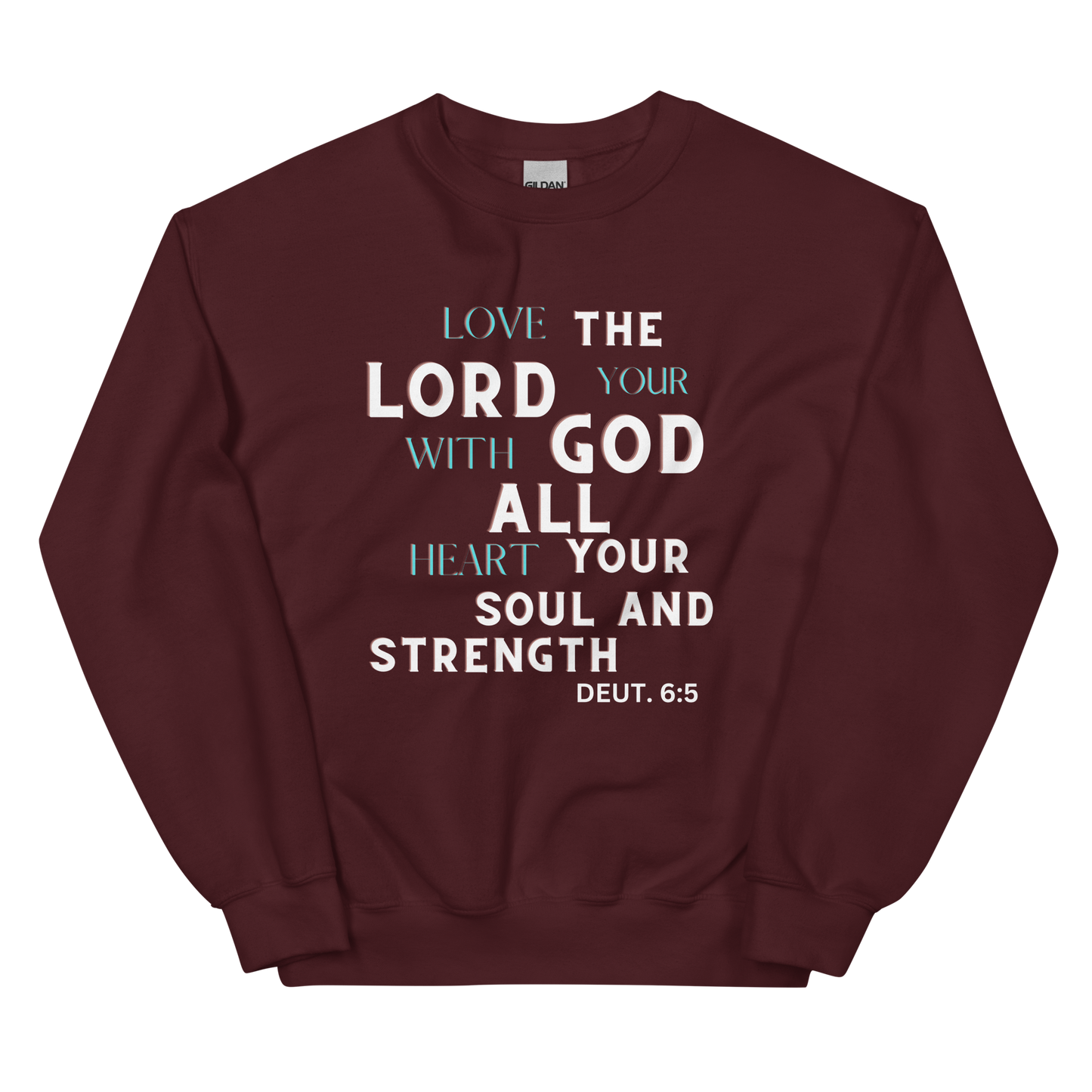 Deut 6:5 Crew Sweatshirt