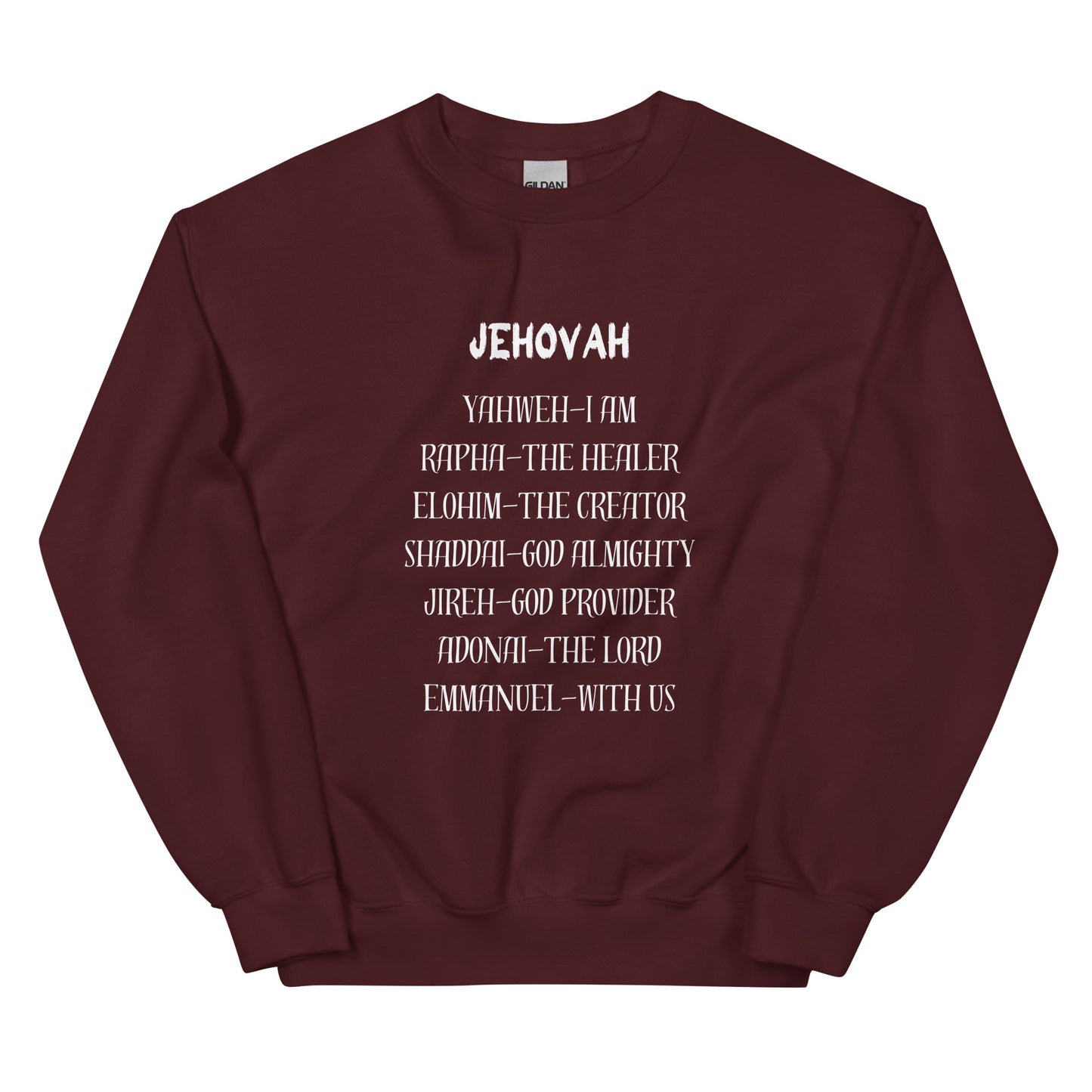 Names of God Crew Sweatshirt
