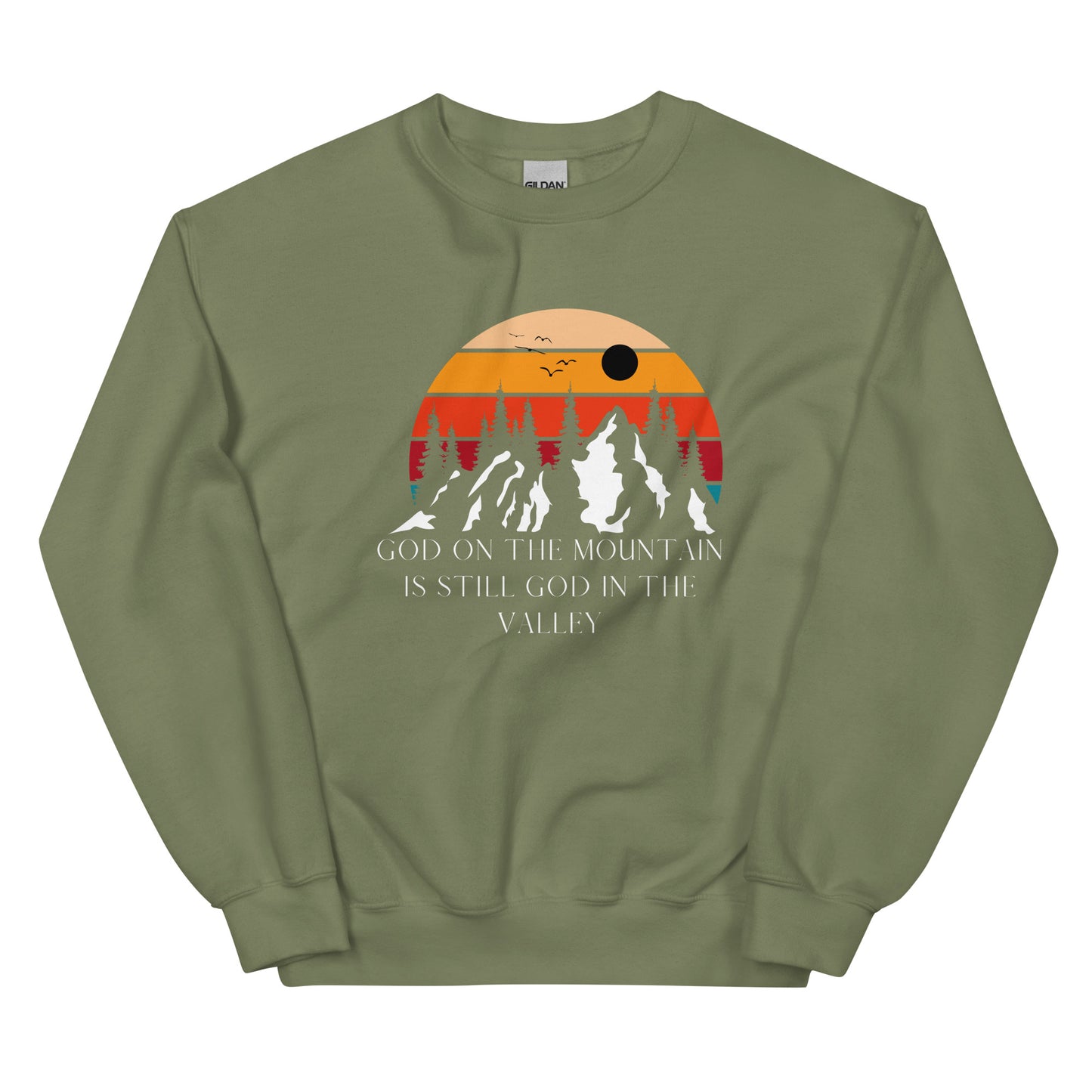 God on the Mountain Crew Sweatshirt
