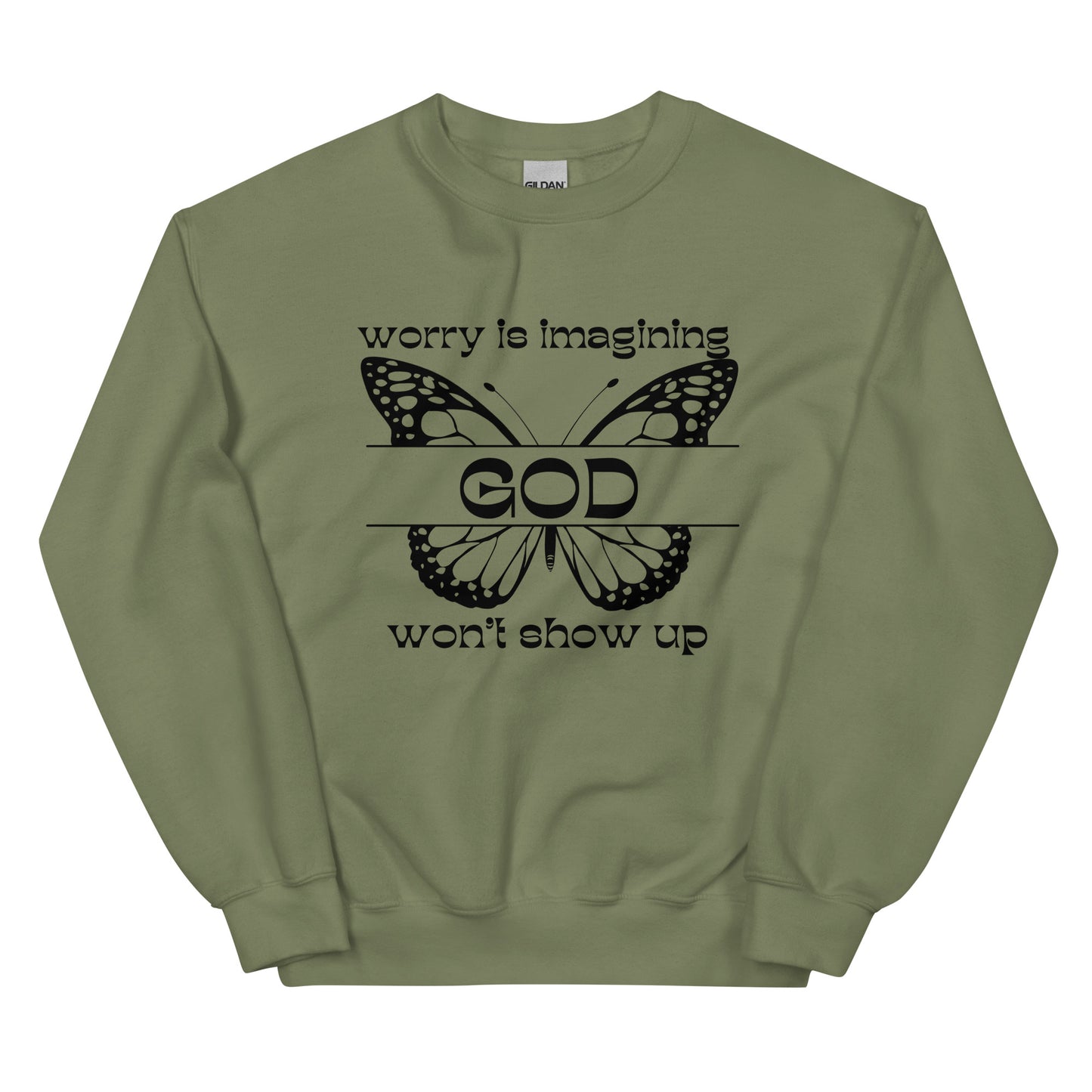 Worry is Crew Sweatshirt