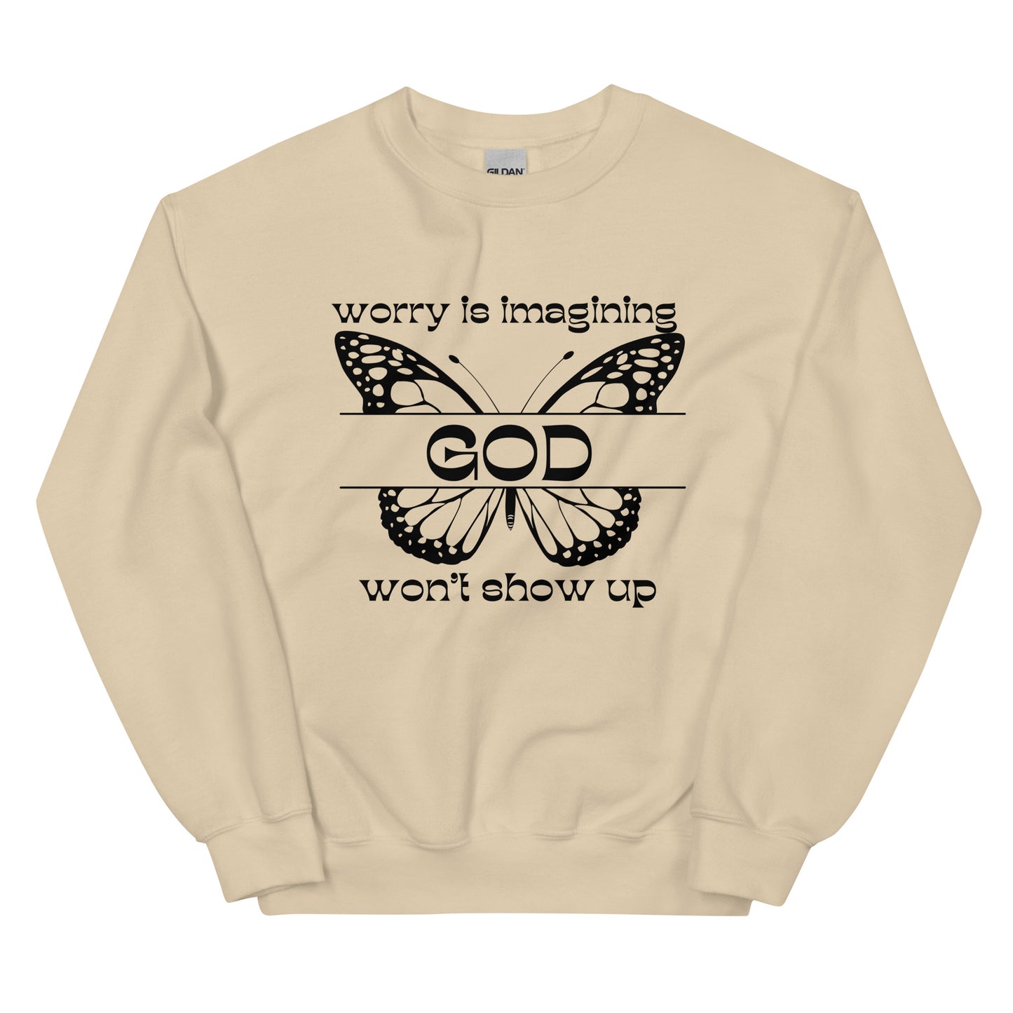 Worry is Crew Sweatshirt