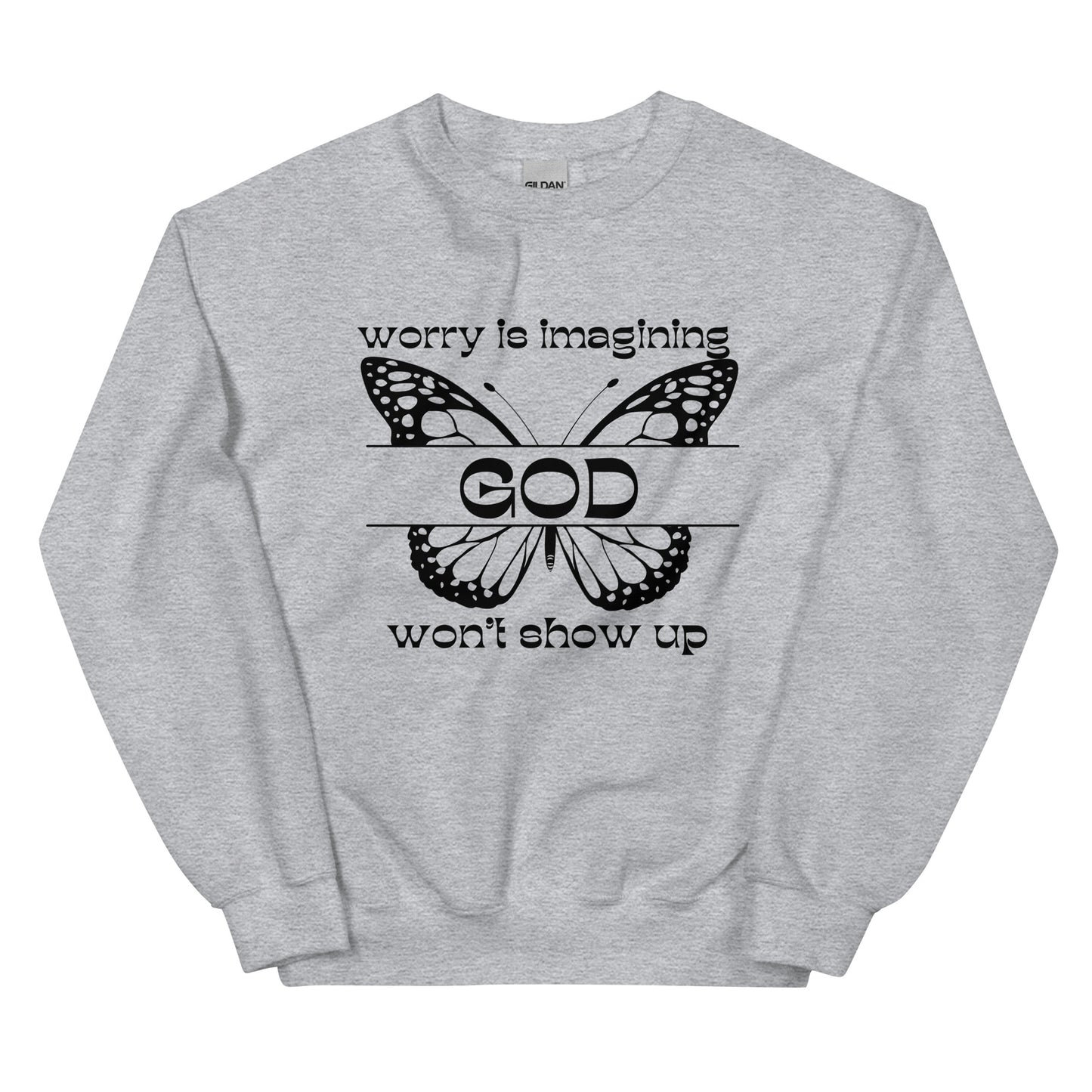 Worry is Crew Sweatshirt