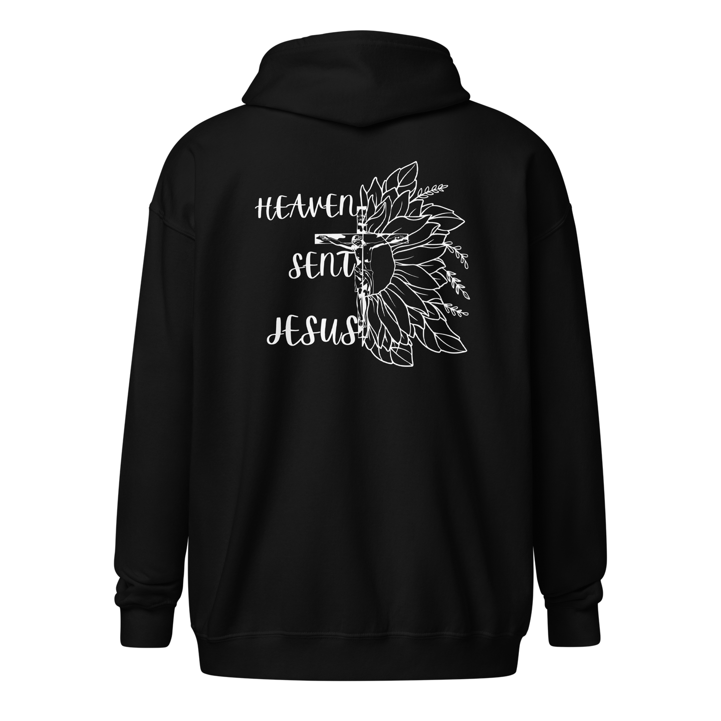 Heaven Sent Jesus Zip Up Hoodie