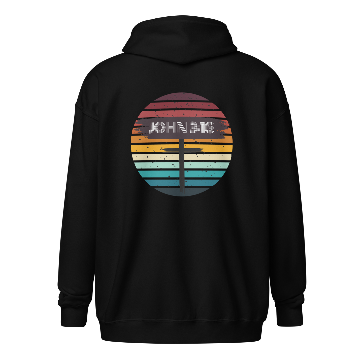 John 3:16 Zip Up Hoodie