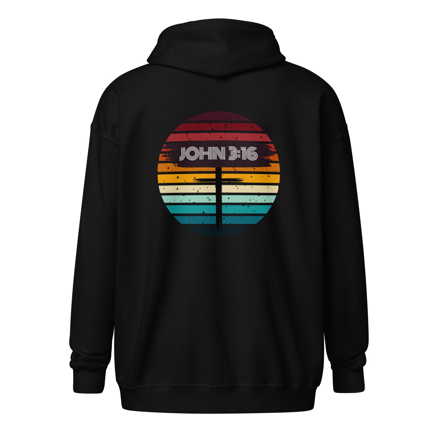 John 3:16 Zip Up Hoodie