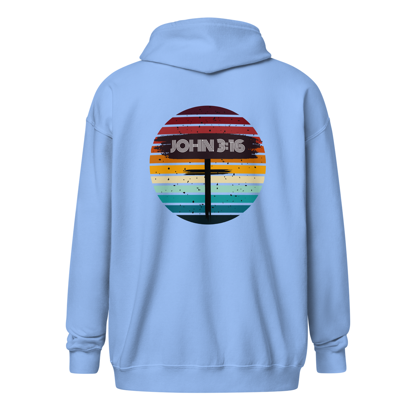 John 3:16 Zip Up Hoodie