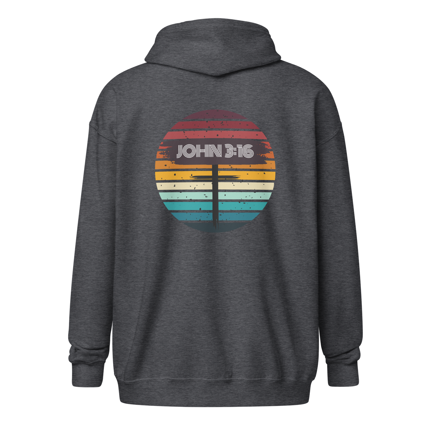 John 3:16 Zip Up Hoodie