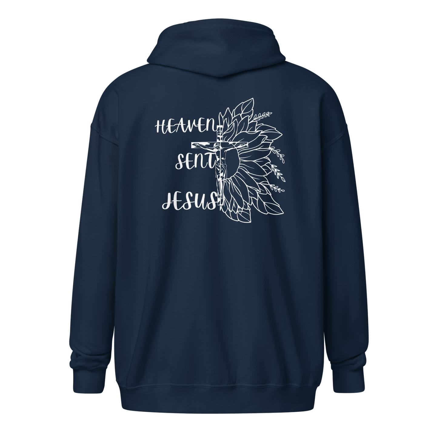 Heaven Sent Jesus Zip Up Hoodie