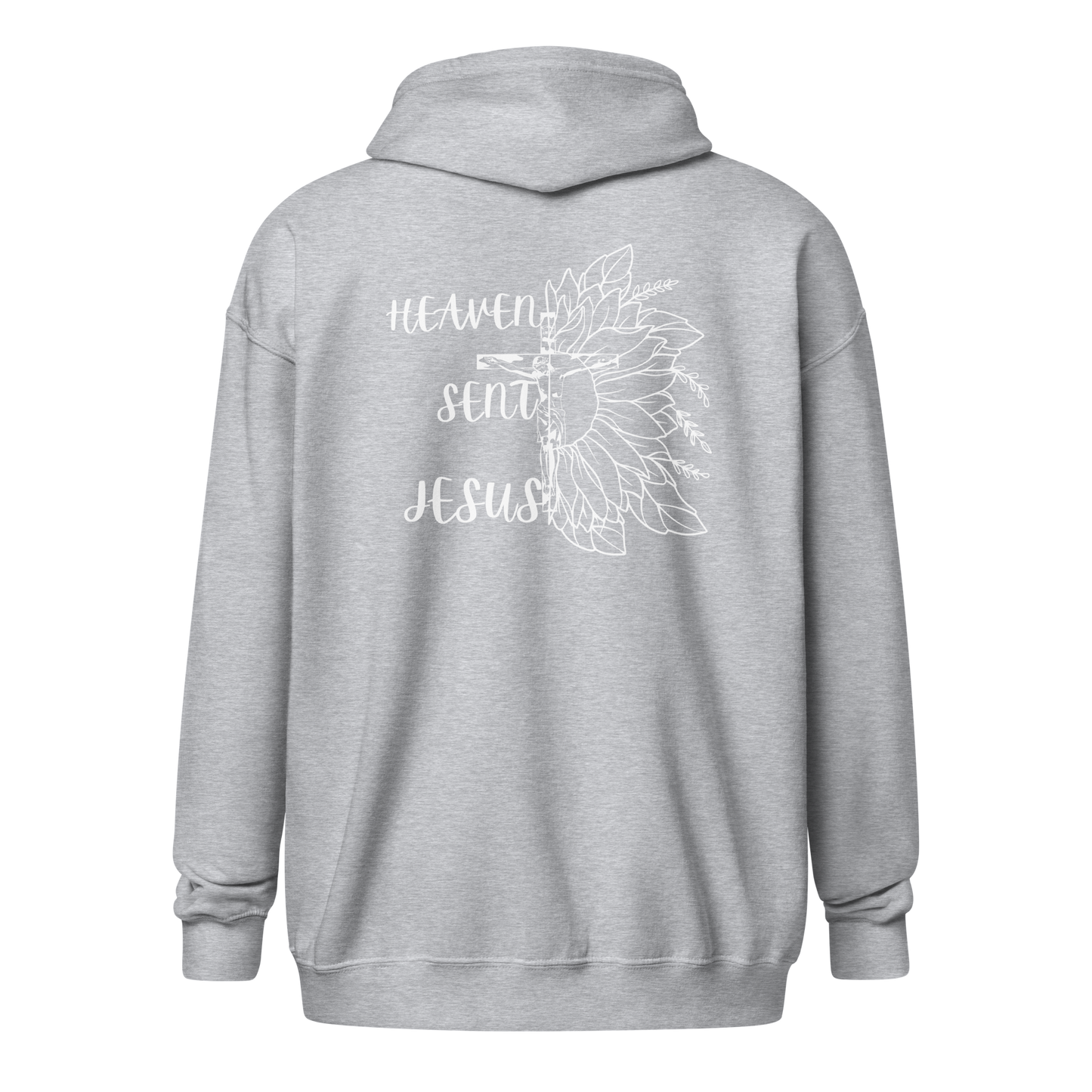 Heaven Sent Jesus Zip Up Hoodie