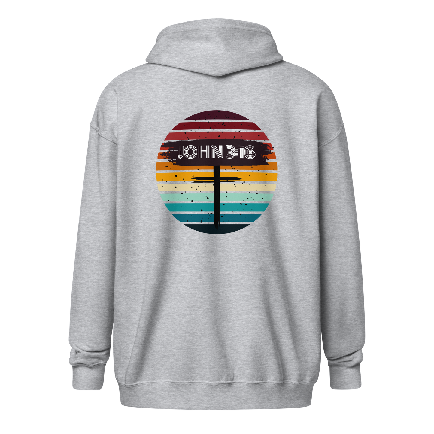 John 3:16 Zip Up Hoodie