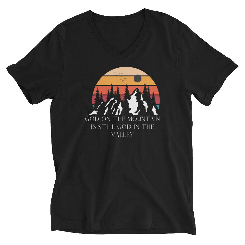 God On the Mountain V-Neck