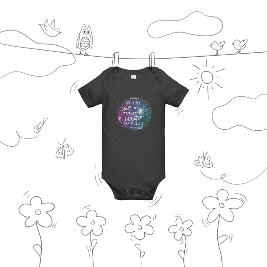 Stars are Made Baby short sleeve one piece tee