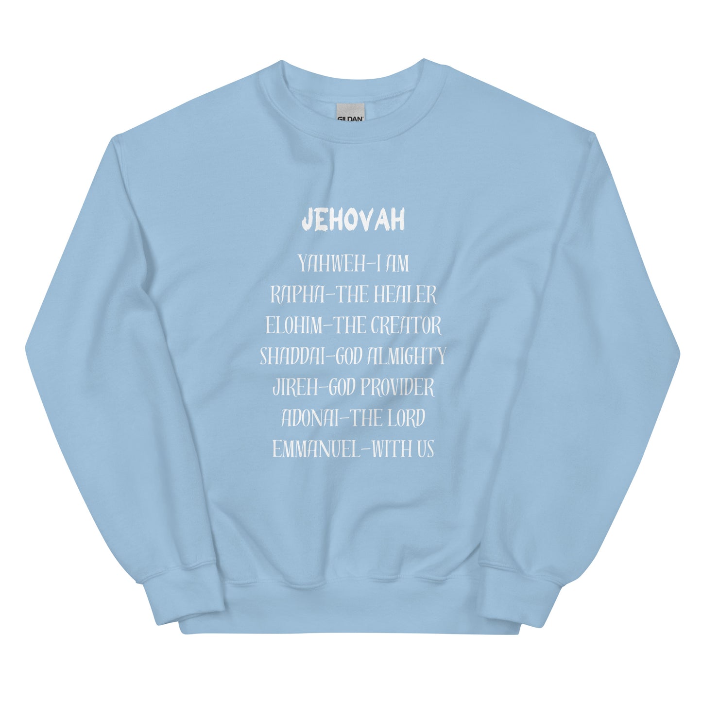 Names of God Crew Sweatshirt